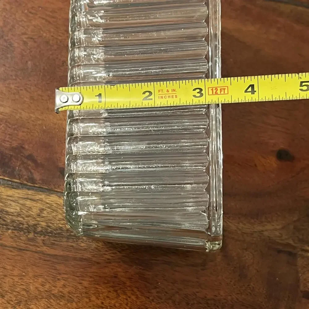 Vintage Clear Federal Glass Refrigerator Dish 6